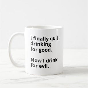 Äntligen slutade jag dricka för bra. kaffemugg