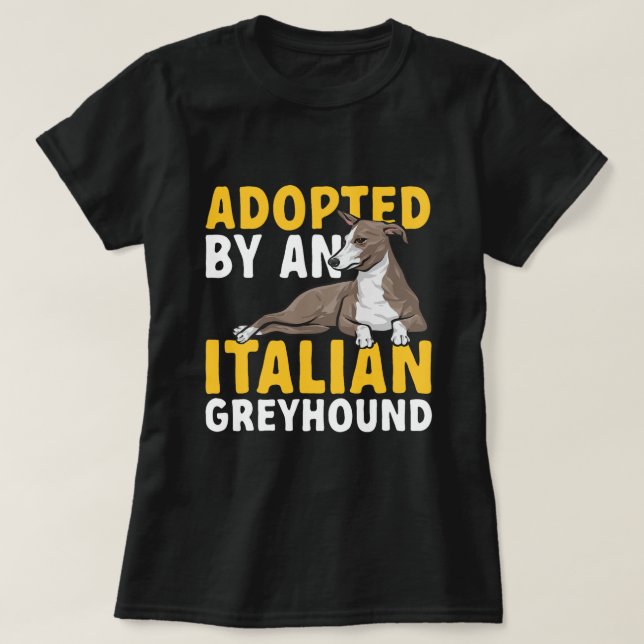 Antogs av en italiensk greyhound-Hund T Shirt (Design framsida)
