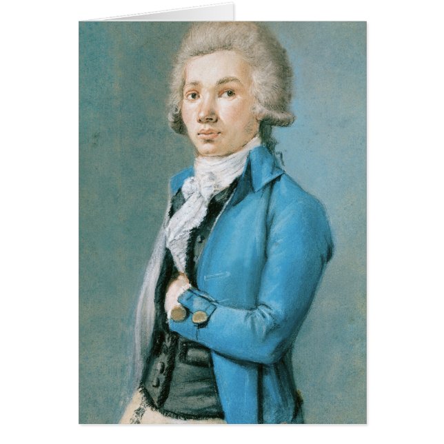 Antoine Barnave Hälsningskort (Framsidan)