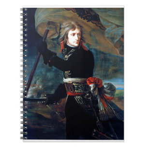 Antoine Jean Gros Napoleon Bonaparte på bryggan Anteckningsbok