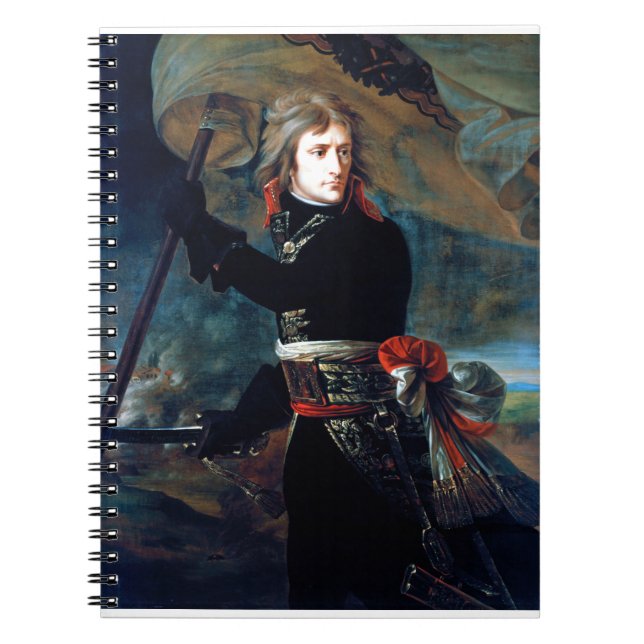 Antoine Jean Gros Napoleon Bonaparte på bryggan Anteckningsbok (Framsidan)