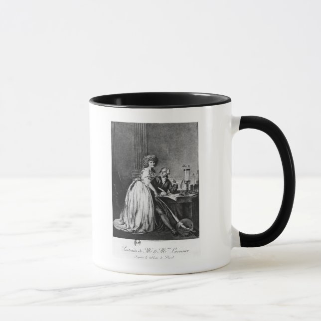 Antoine Laurent Lavoisier och hans fru Mugg (Höger)