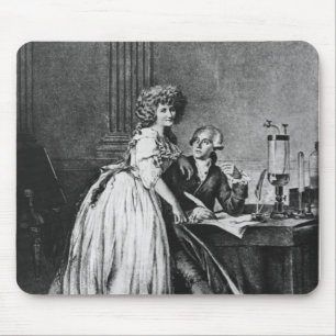 Antoine Laurent Lavoisier och hans fru Musmatta