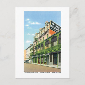 Antoine Restaurant, New Orleans, Louisiana Vykort