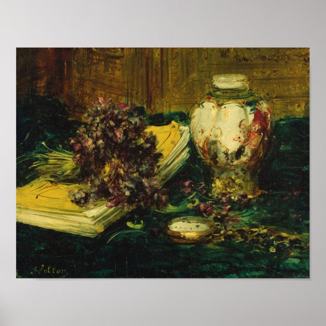 Antoine Vollon - Violets Poster (Framsidan)