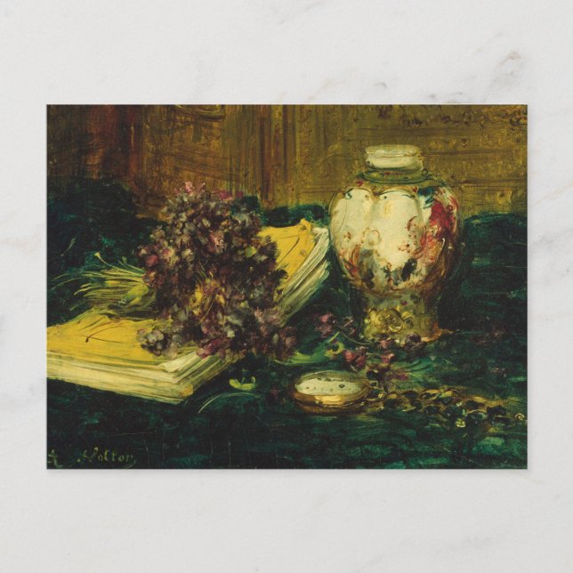 Antoine Vollon - Violets Vykort (Framsida)