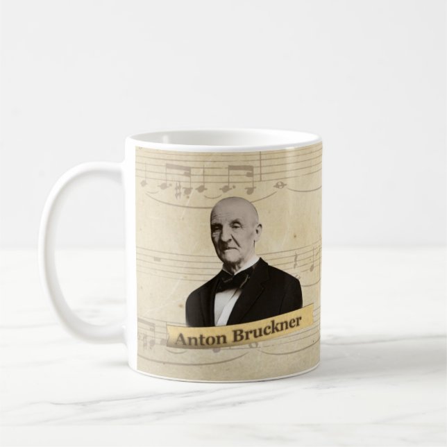 Anton Bruckner historisk mugg (Vänster)