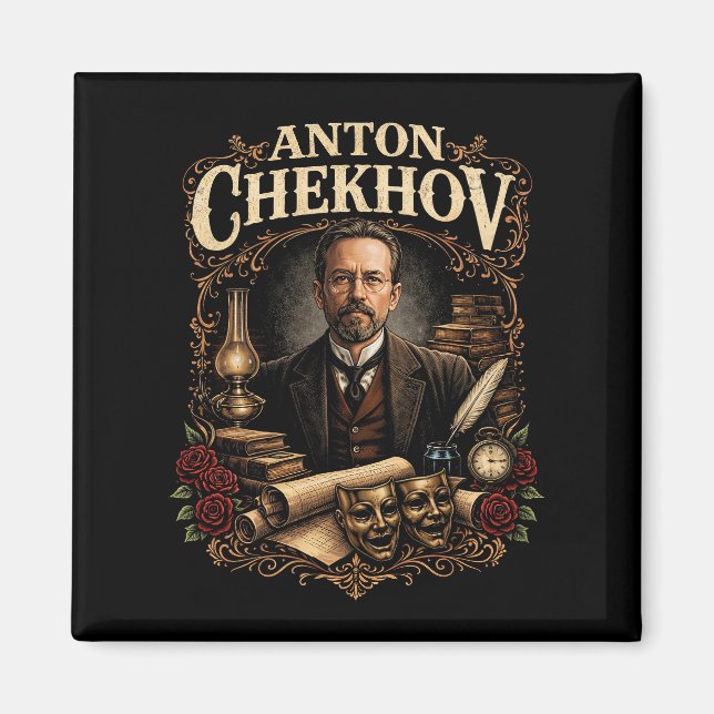 Anton Chekhov Magnet (Framsidan)