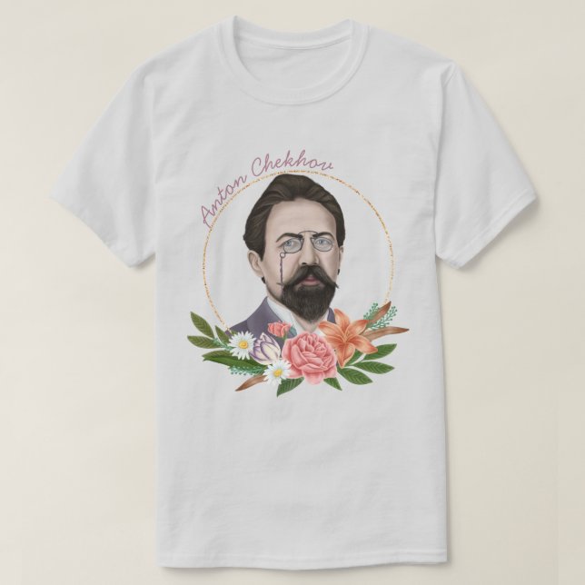 Anton Chekhov T Shirt (Design framsida)