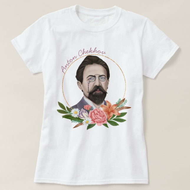 Anton Chekhov T Shirt (Design framsida)