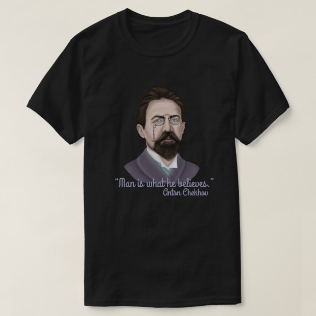 Anton Chekhov T Shirt (Design framsida)