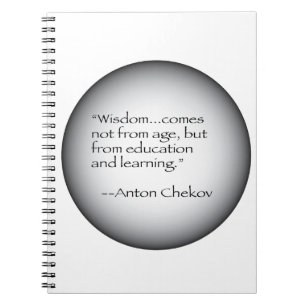 Anton Chekov citationstecken Anteckningsbok