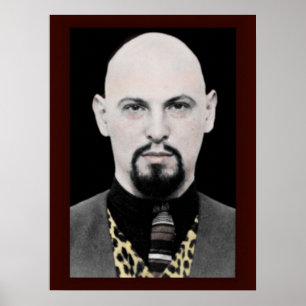 Anton LaVey Porträtt Poster 18 x 24