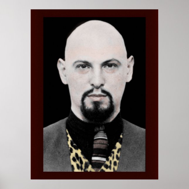 Anton LaVey Porträtt Poster 18 x 24 (Framsidan)