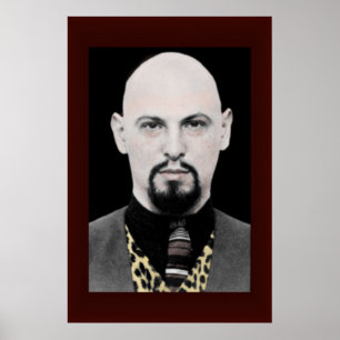 Anton LaVey Porträtt Poster BIG 24x36