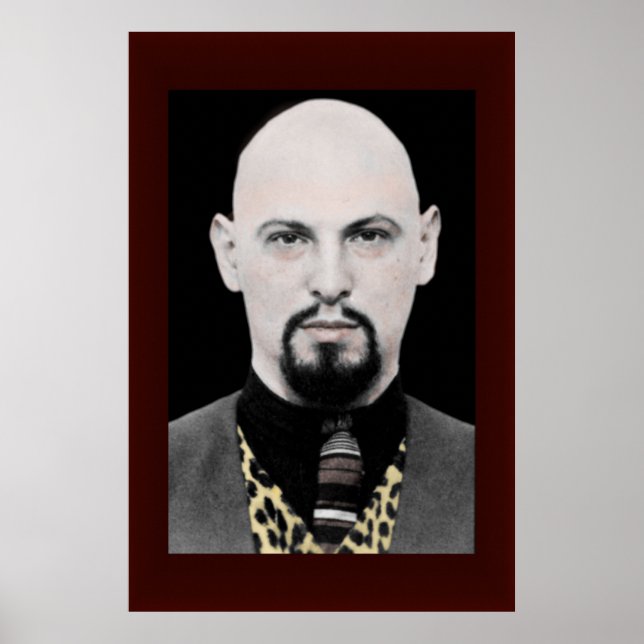Anton LaVey Porträtt Poster BIG 24x36 (Framsidan)