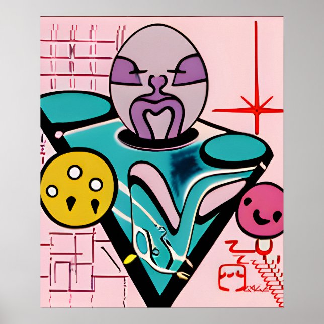 Anton LaVey vid popcornbordet Poster (Framsidan)