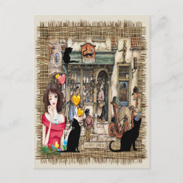 Anton Pieck - Chemist-butiken Vykort