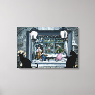 Anton Pieck inkorparerad reproduktion Canvastryck