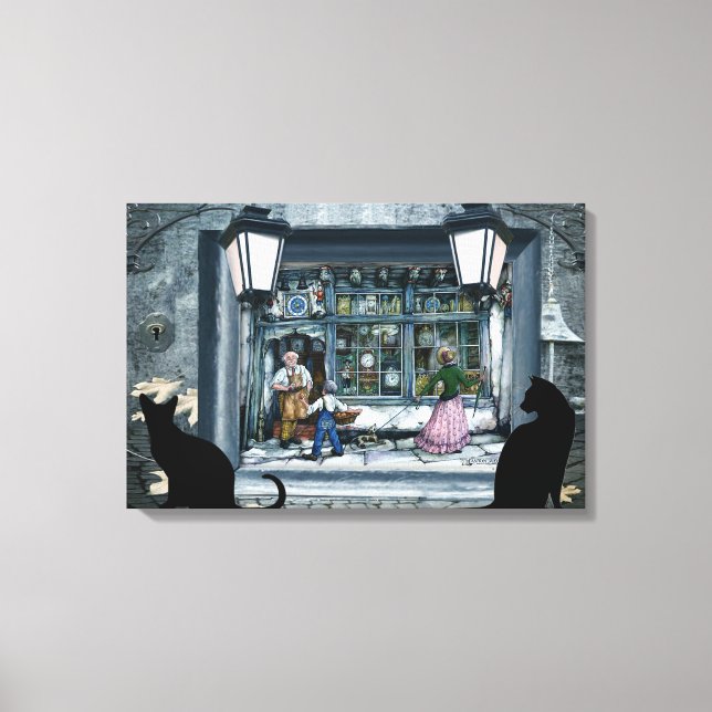 Anton Pieck inkorparerad reproduktion Canvastryck (Framsida)