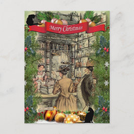 Anton Pieck 'The Bakery' Holiday Postcard Helg Vykort