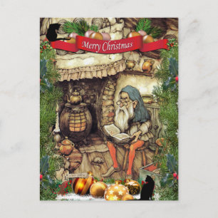 Anton Pieck "The Fairy-tale Reader" Postcard Helg Vykort