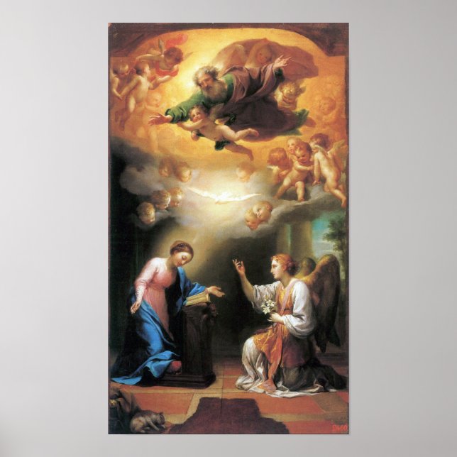 Anton Raphael Mengs - Annunciation Poster (Framsidan)
