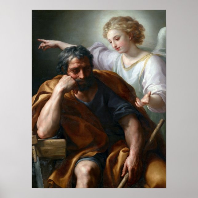 Anton Raphael Mengs The Dream of St. Joseph Poster (Framsidan)