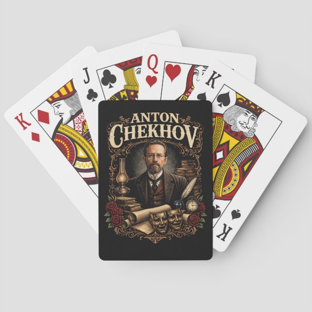 Anton Tjechov Casinokort (Baksidan)