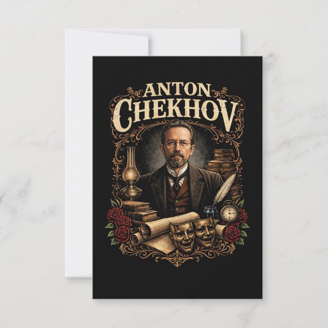 Anton Tjechov Tack Kort (Framsida)