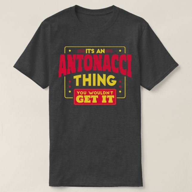 Antonacci T Shirt (Design framsida)
