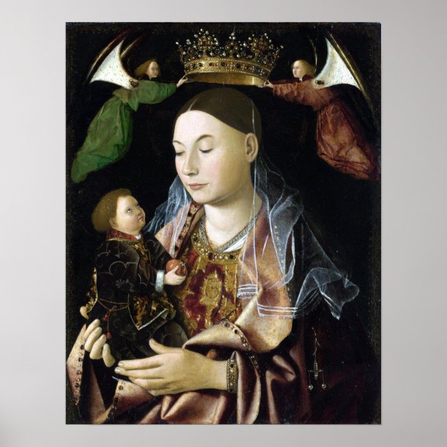 Antonello da Messina Madonna Salting Poster (Framsidan)