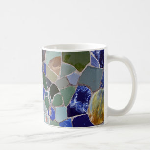 Antoni Gaudi kalla mosaik Kaffemugg