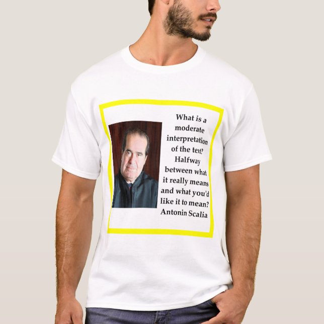 Antoni Scalia T Shirt (Framsida)
