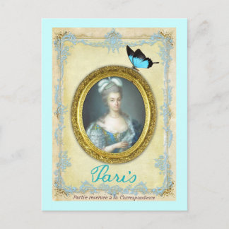 Antoniette et Paris Vykort