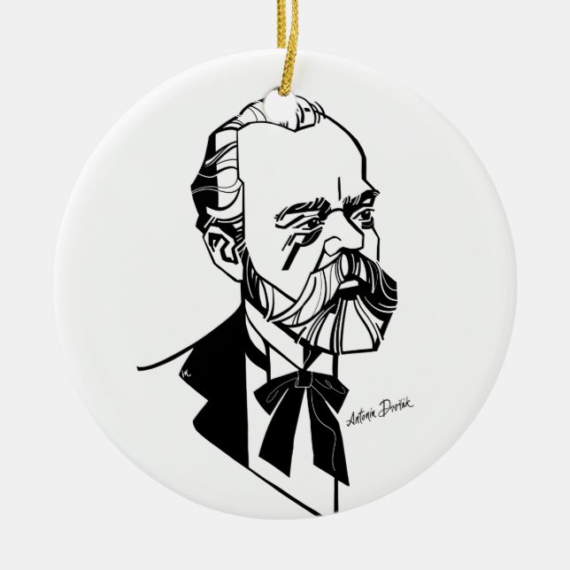 Antonín Dvořák Julgransprydnad Keramik (Framsidan)