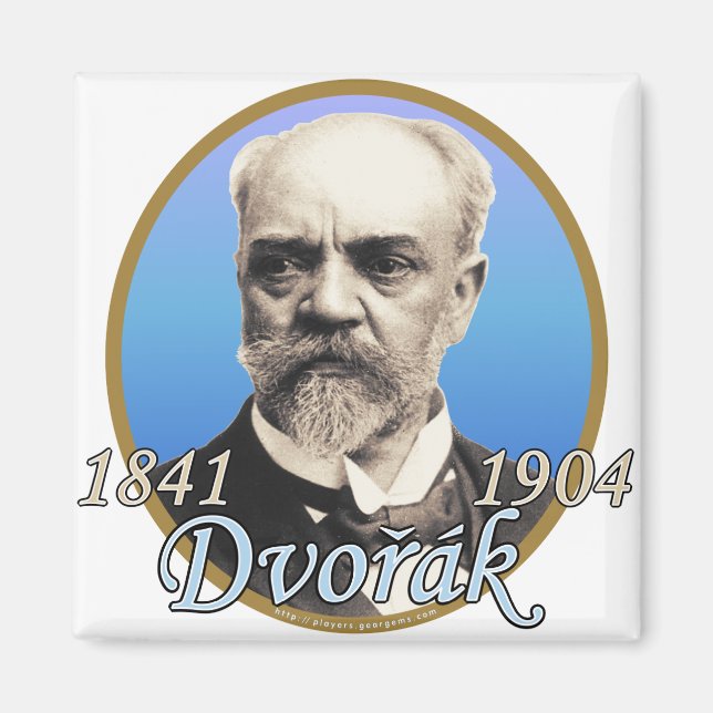 Antonin Dvorak Magnet (Framsidan)