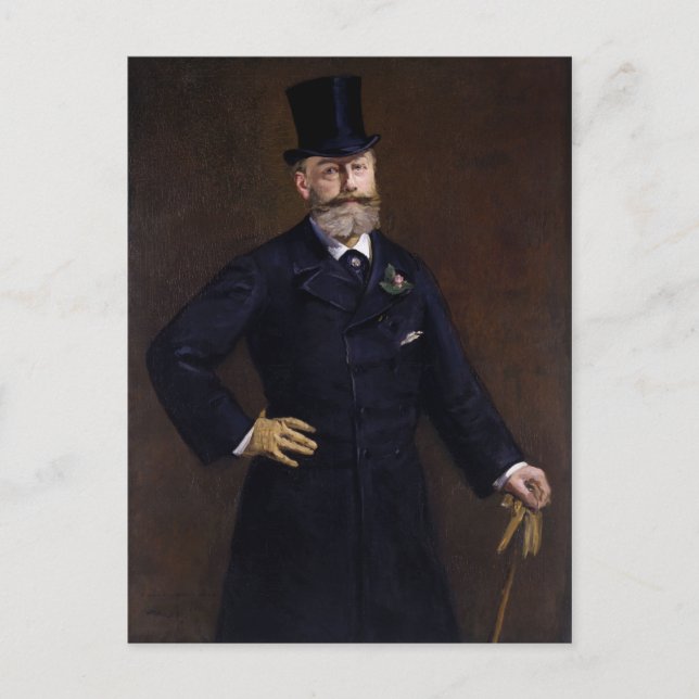 Antonin Proust av Edouard Manet Vykort (Framsida)