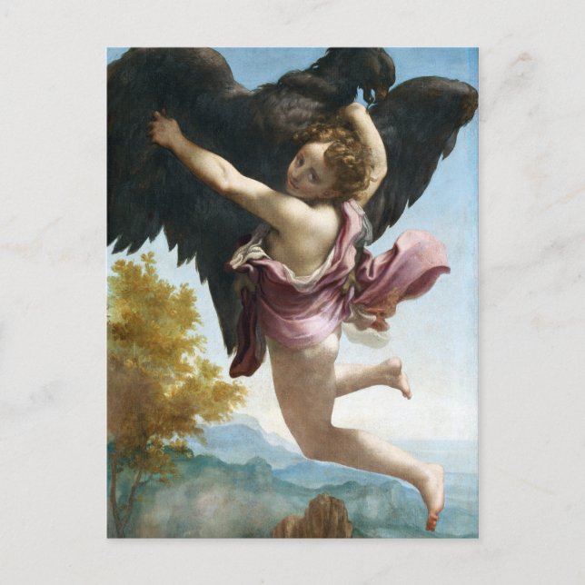 Antonio Allegri, Correggio - kidnappningen Vykort (Framsida)