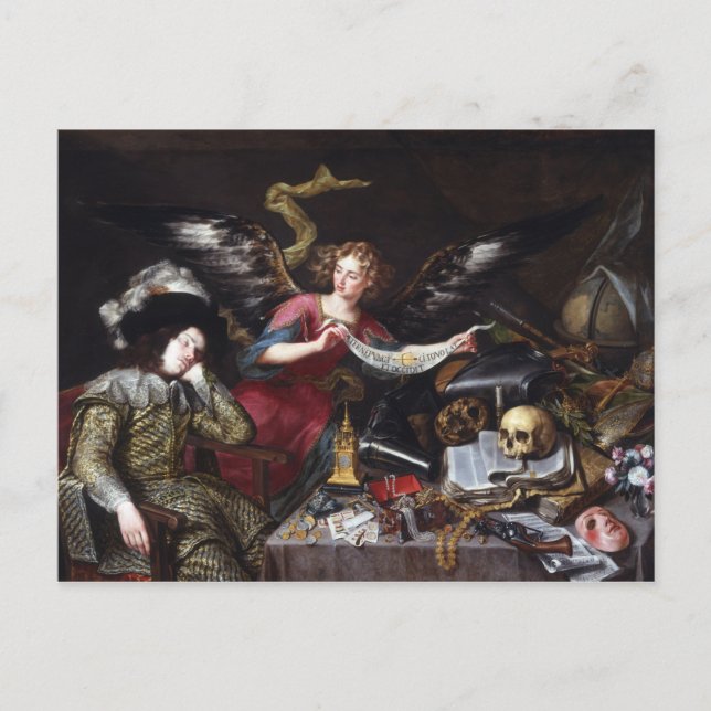 Antonio de Pereda - Riddarens dröm Vykort (Framsida)