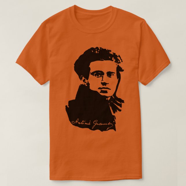 Antonio Gramsci, socialistisk Marxist Leftist T Shirt (Design framsida)
