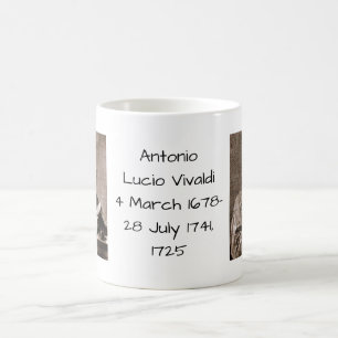 Antonio Lucio Vivaldi 1725 Kaffemugg