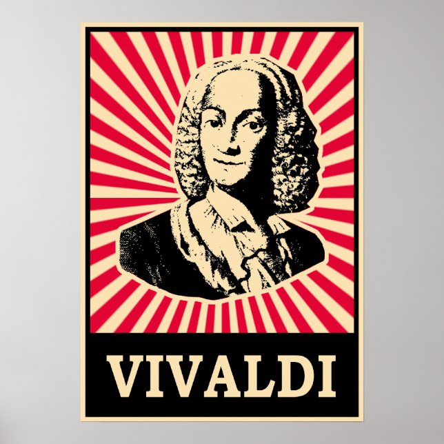 Antonio Lucio Vivaldi Poster (Framsidan)