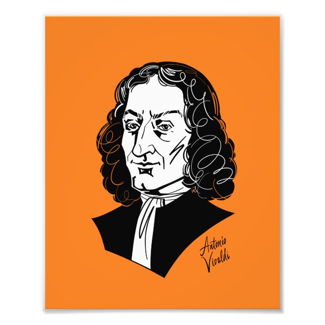 Antonio Vivaldi Fototryck (Framsidan)