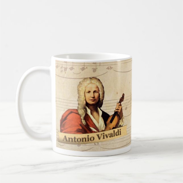 Antonio Vivaldi historisk mugg (Vänster)