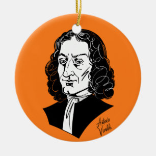 Antonio Vivaldi Julgransprydnad Keramik