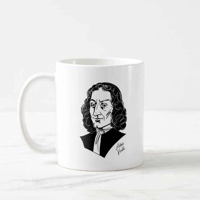 Antonio Vivaldi Kaffemugg (Vänster)