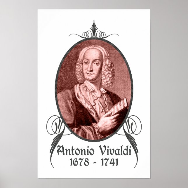 Antonio Vivaldi Poster (Framsidan)