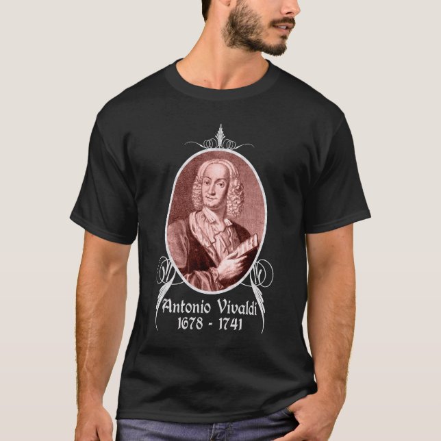 Antonio Vivaldi T Shirt (Framsida)
