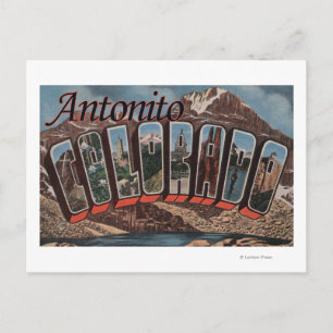 Antonito, Colorado - Large Brev Scenes Vykort